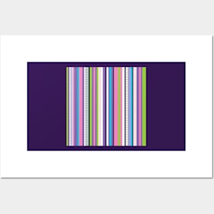 Serape Stripe-Brights Posters and Art